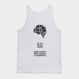 black intelligence Tank Top